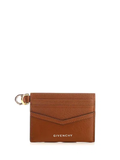 Givenchy Voyou Card Holder In Brown