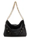 Givenchy Medium Voyou Chain Bag In Leather In Black