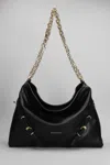 Givenchy Medium Voyou Chain Bag In Leather In Black