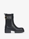 Givenchy Voyou Leather Buckle Chelsea Boots