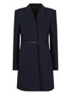 Givenchy Voyou Coat In Blue