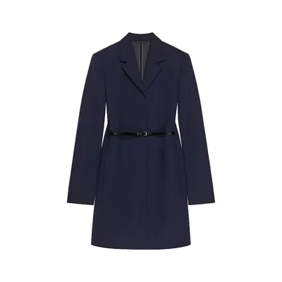Givenchy Voyou Coat_navy/grey In ["blue"]