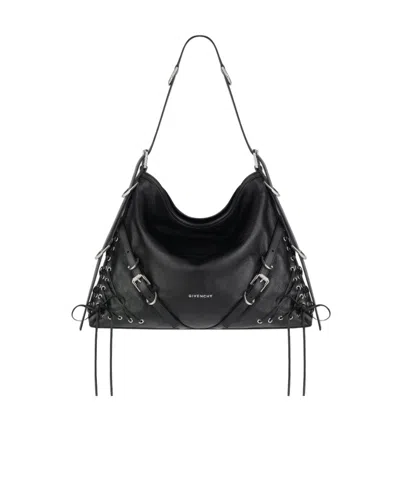 Givenchy Voyou Corset Shoulder Bag In Black