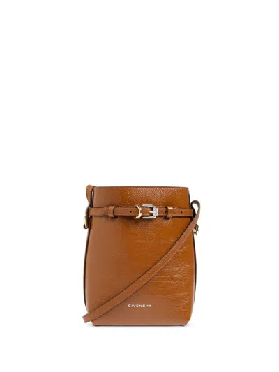 Givenchy Voyou Cross Body Bag In Brown