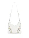 GIVENCHY VOYOU CROSSBODY BAG IN IVORY LEATHER