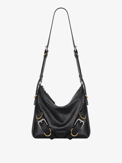 Givenchy Voyou Crossbody Bag In Leather In Black