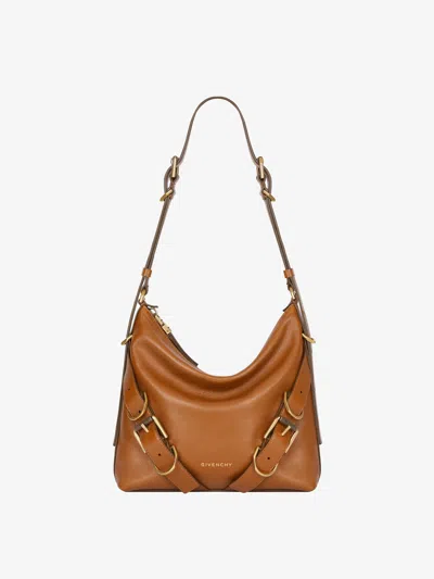 Givenchy Voyou Crossbody Bag In Leather In Brown