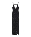Givenchy Voyou Evening Dress In Crepe And Satin With Crystals In Black