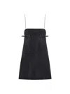 Givenchy Short Denim Voyou Dress For Men In Black