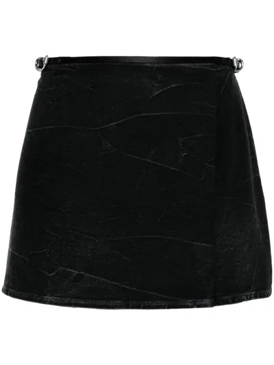 Givenchy Voyou Denim Mini Skirt