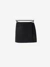 Givenchy Viscose Mini Skirt In Curved Design