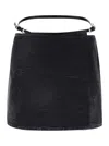Givenchy Stylish Denim Mini Skirt For Women In Black