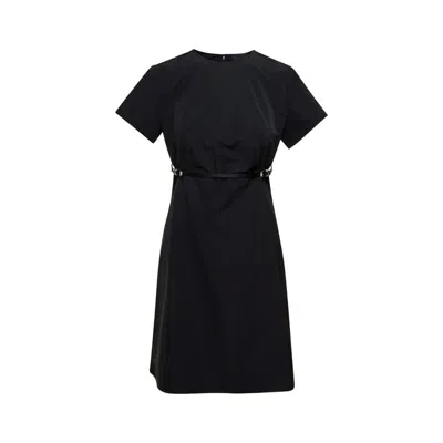 Givenchy Taffeta Voyou Dress In Black