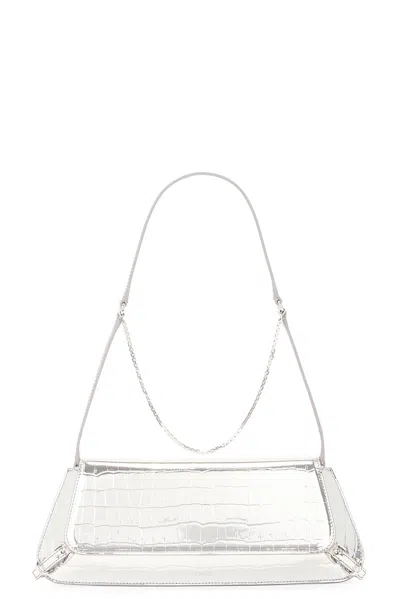 Givenchy Voyou East West Clutch In Light Silvery