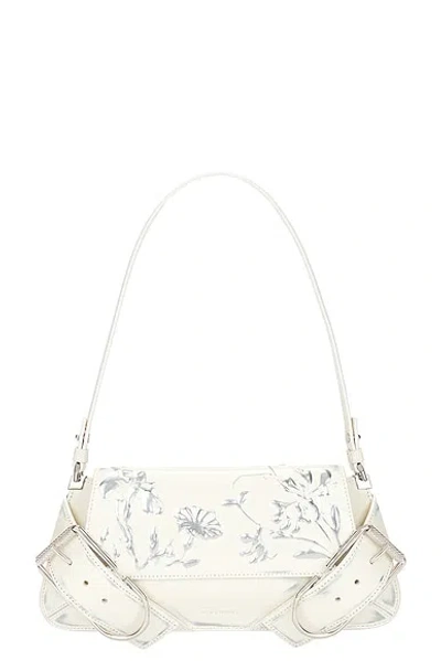 Givenchy Voyou Flap Shoulder Bag In White