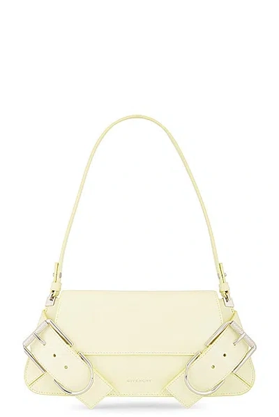 Givenchy Voyou Flap Shoulder Bag In Soft Yellow