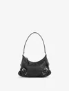 Givenchy Voyou Small Harness Handbag In Nappa In Black