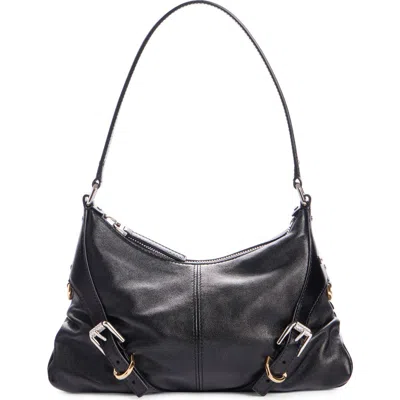 GIVENCHY GIVENCHY VOYOU HARNESS LEATHER SHOULDER BAG