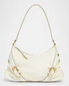 Givenchy Beige Textured Handbag With Gold-tone Hardware In 105 Ivory