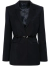 Givenchy Tailored Jacket Textured Finish In Night Blue