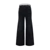 Givenchy Women Wide-leg Denim Cotton Jeans