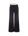 Givenchy Voyou Low-rise Flared Jeans - Women's - Polyester/cotton In Black