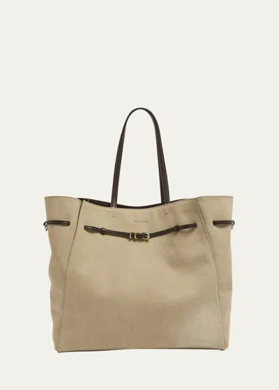 Givenchy Voyou Large East West Tote C In Cream