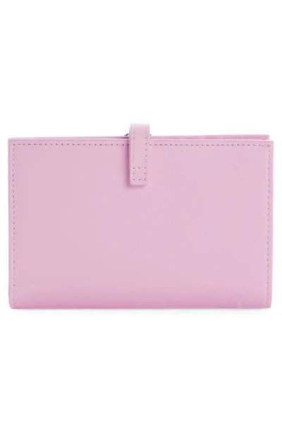 Givenchy Voyou Leather Bifold Wallet In 662-candy Pink