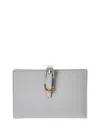 Givenchy Voyou Leather Bifold Wallet In Gray