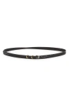 GIVENCHY GIVENCHY VOYOU LEATHER DOUBLE WRAP BELT