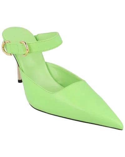Givenchy Voyou Leather Mule In Green