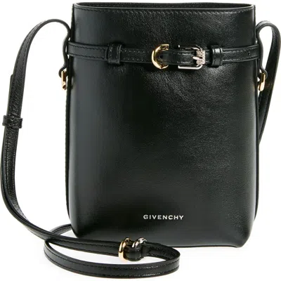 GIVENCHY GIVENCHY VOYOU LEATHER POUCH CROSSBODY BAG