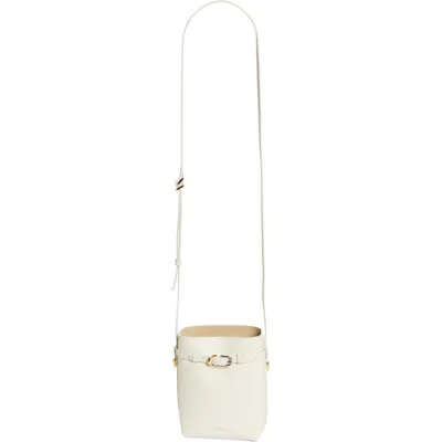 Givenchy Voyou Leather Pouch Crossbody Bag In Ivory