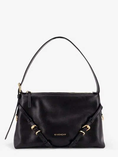 GIVENCHY VOYOU LEATHER SHOULDER BAG