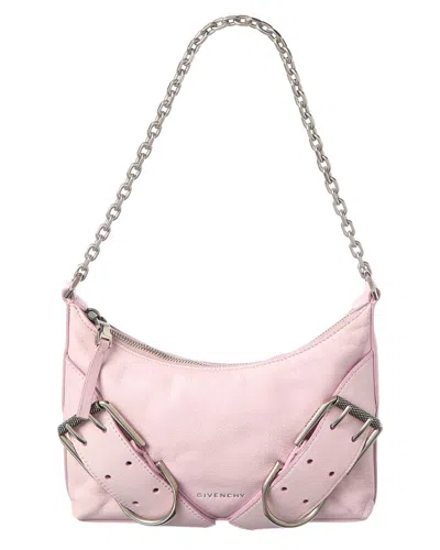 Givenchy Voyou Leather Shoulder Bag In Pink