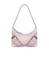 Givenchy Voyou Leather Chain Bag In Pink