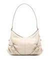 Givenchy Beige Small Voyou Shoulder Bag In Sand