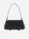 Givenchy Voyou Shoulder Flap Bag In Box Leather In Black