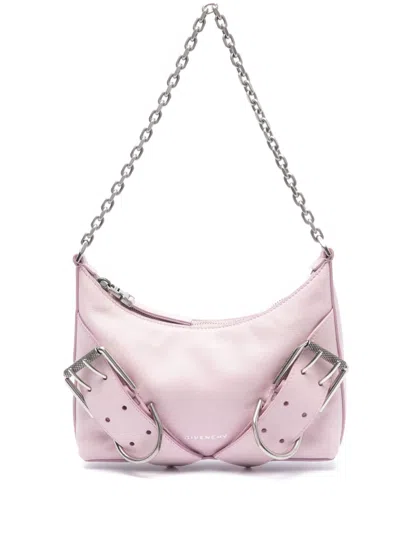 Givenchy Voyou Leather Shoulder Handbag In Pink
