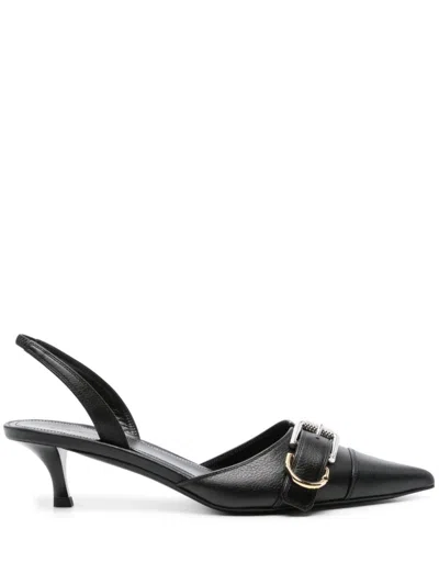 GIVENCHY GIVENCHY VOYOU LEATHER SLINGBACK PUMPS