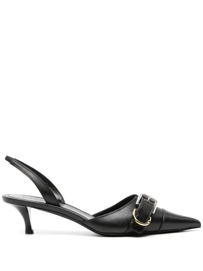 GIVENCHY GIVENCHY VOYOU LEATHER SLINGBACK PUMPS