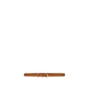Givenchy Voyou Leather Belt In Brown