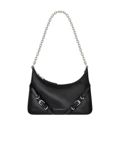 Givenchy Voyou Shoulder Bag In Black Polyamide