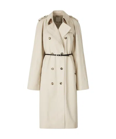 GIVENCHY BELTED DOUBLE-BREASTED TRENCH COAT