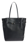 Givenchy Small Voyou Calf Leather Tote Bag In Black