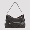 Givenchy Voyou Medium Bag In Glossy Leather In Brown