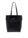 Givenchy Small Voyou Calf Leather Tote Bag In Negro