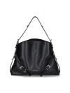 Givenchy Black Voyou Medium Shoulder Bag In Black