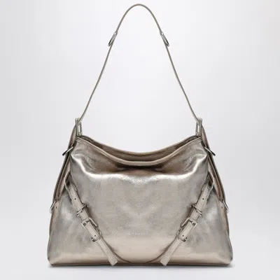 GIVENCHY GIVENCHY VOYOU MEDIUM LAMINATED LEATHER BAG