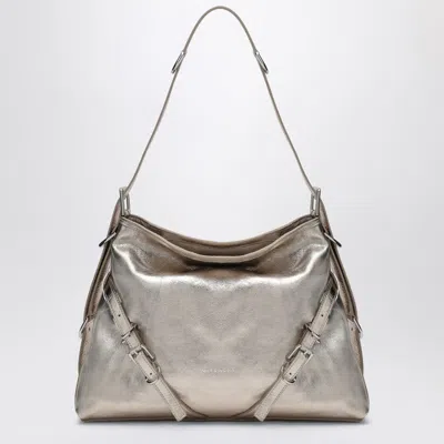 GIVENCHY VOYOU MEDIUM LAMINATED LEATHER BAG